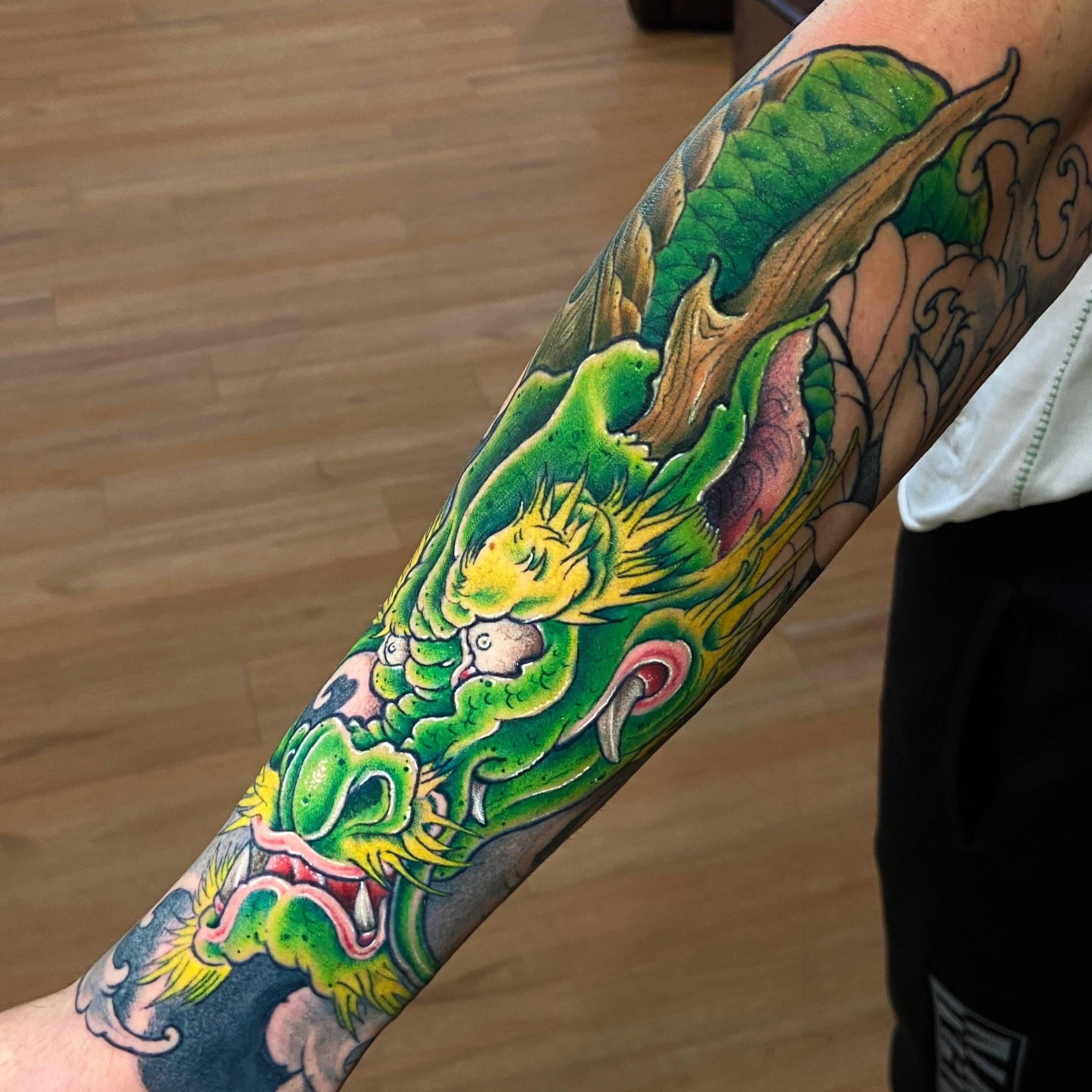 tatuaje estilo oriental