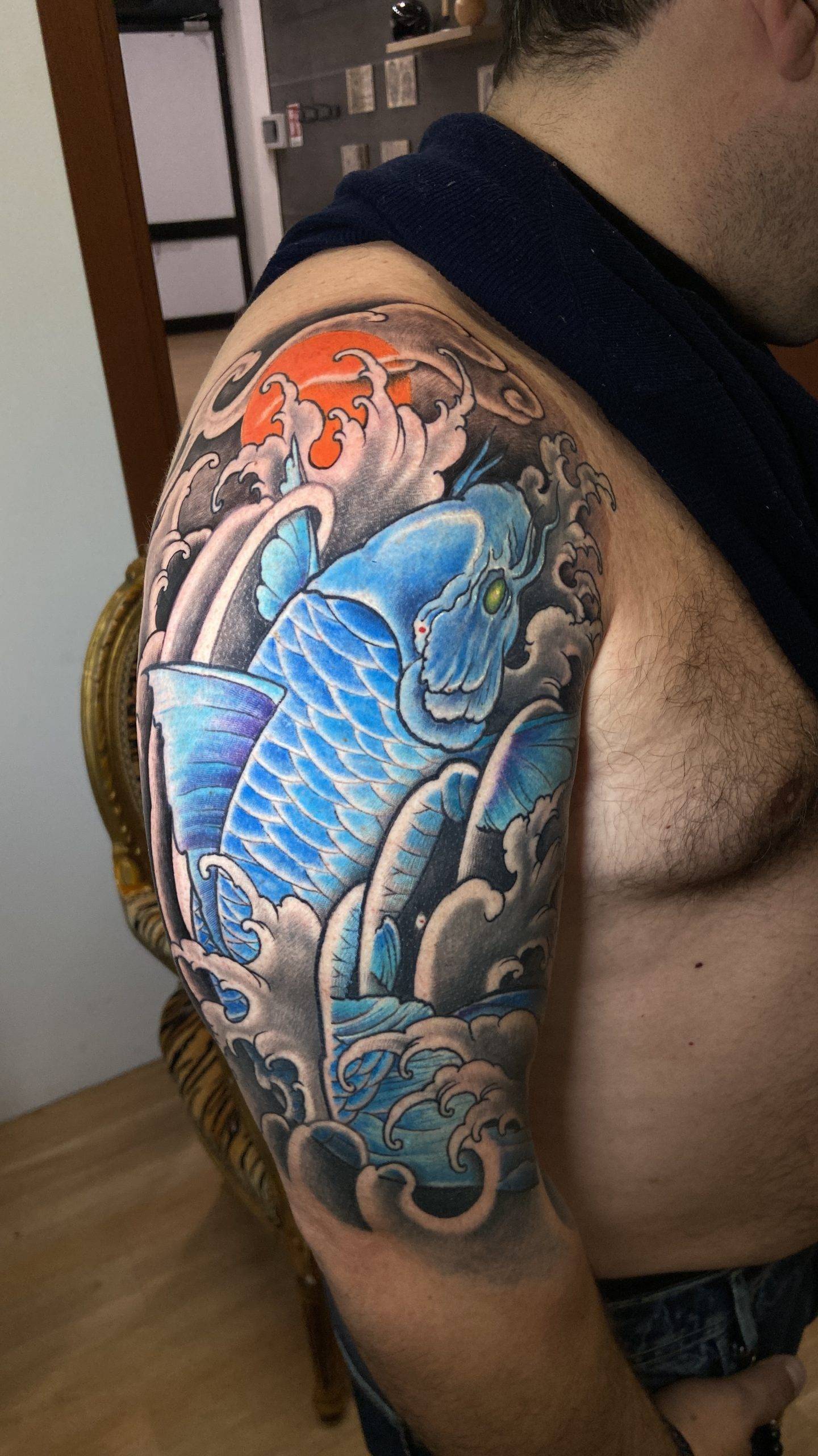 tatuaje carpa japonesa