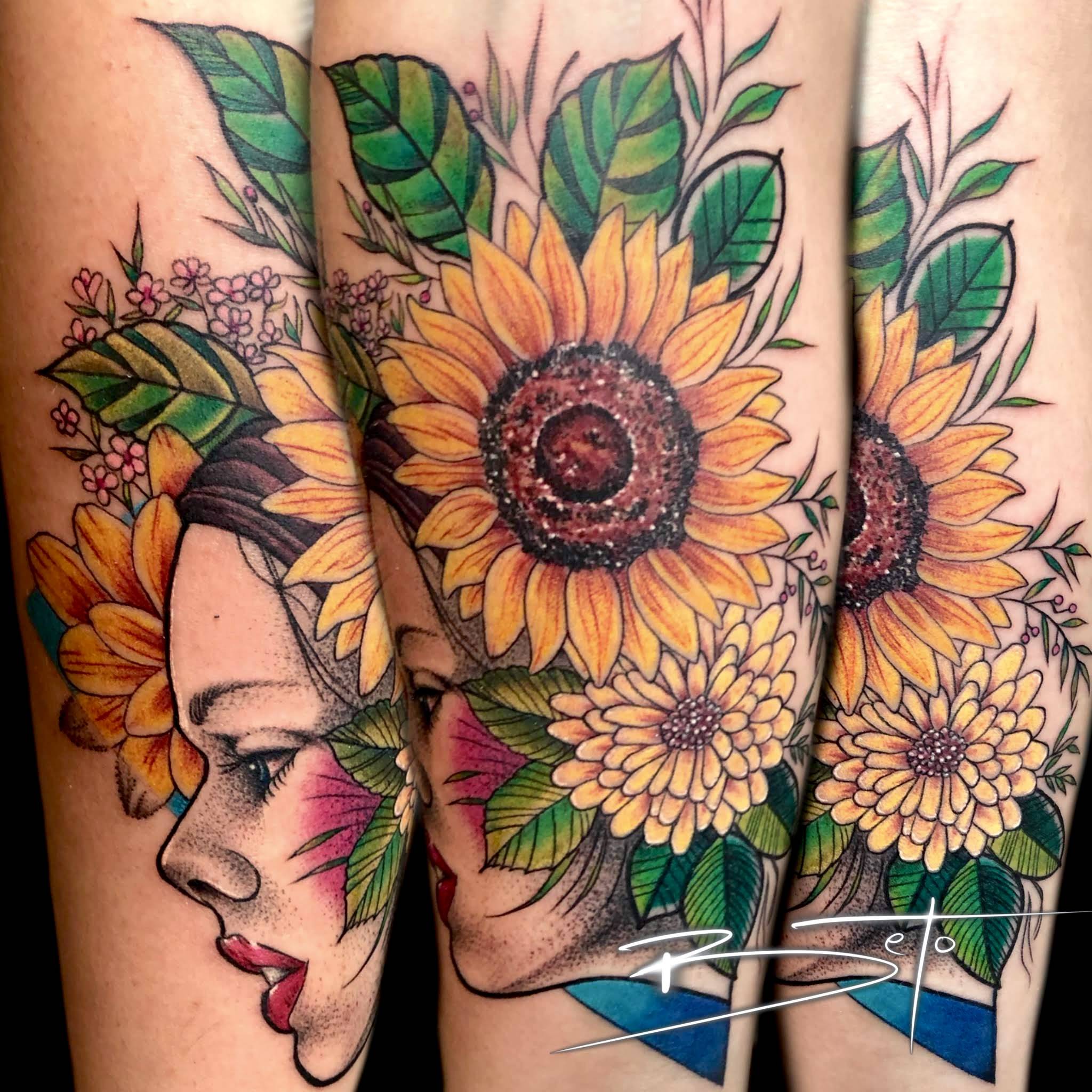 tatuaje flores
